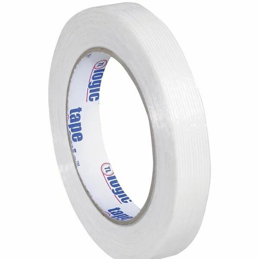 Packing Tape & Dispensers * | Filament Tape Tape Logic 1400 Strapping Tape, 3/4 X 60 Yds., Clear, 48/Case (T9141400)