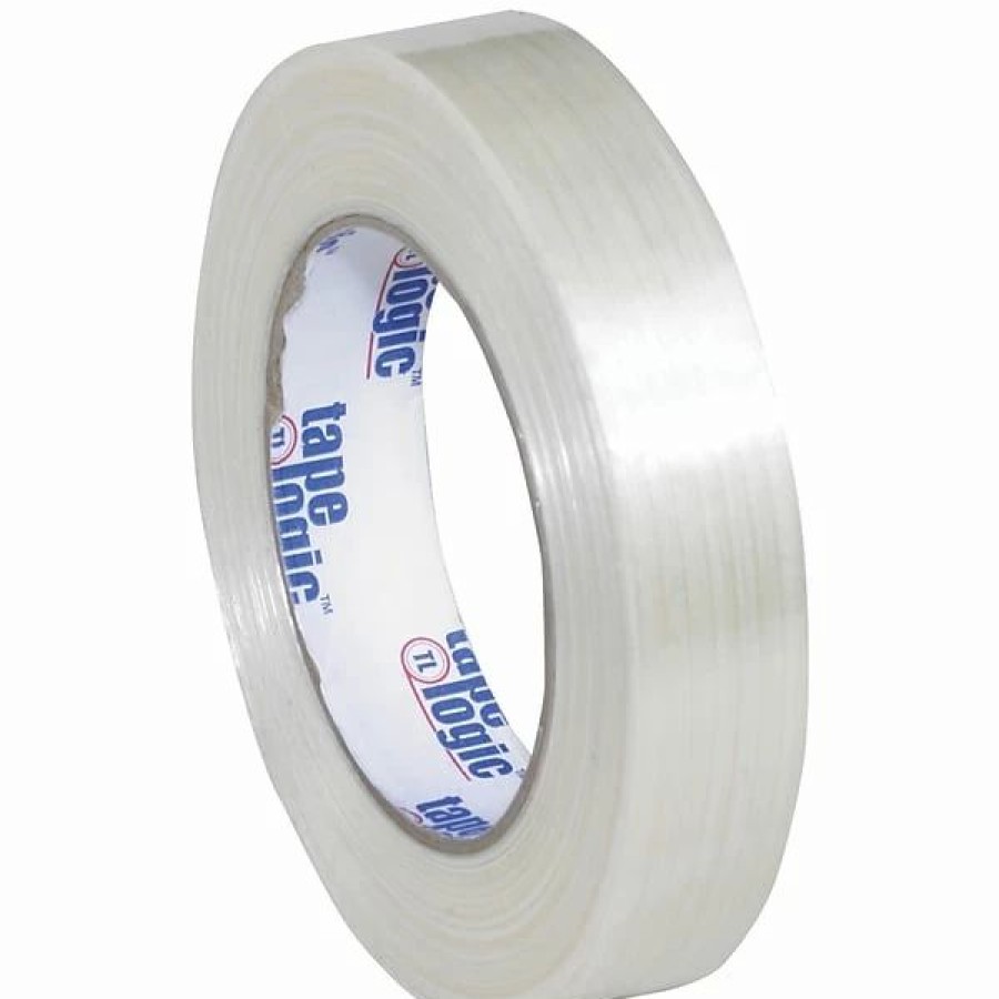 Packing Tape & Dispensers * | Filament Tape Tape Logic 1500 Strapping Tape, 1 X 60 Yds., Clear, 12/Case (T915150012Pk)