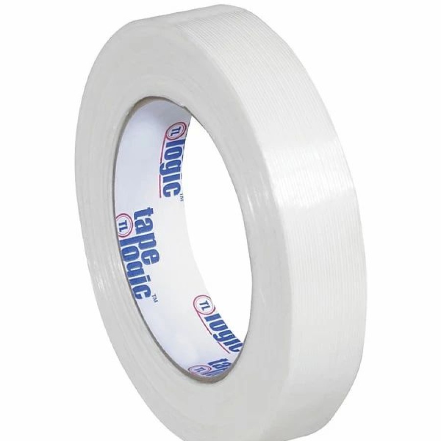 Packing Tape & Dispensers * | Filament Tape Tape Logic 1400 Strapping Tape, 1 X 60 Yds., Clear, 12/Case (T915140012Pk)