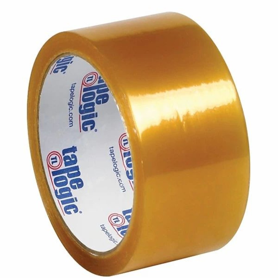 Packing Tape & Dispensers * | Packing Tape Tape Logic #53 Pvc Natural Rubber Tape, 2.1 Mil, 2 X 110 Yds., Clear, 6/Case