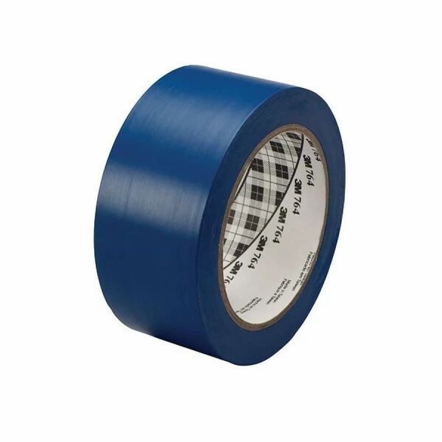 Tape * | 3M Solid Vinyl Safety Tapes 3M 1 X 36 Yds. General Purpose Solid Vinyl Safety Tape 764, Blue, 6/Pack