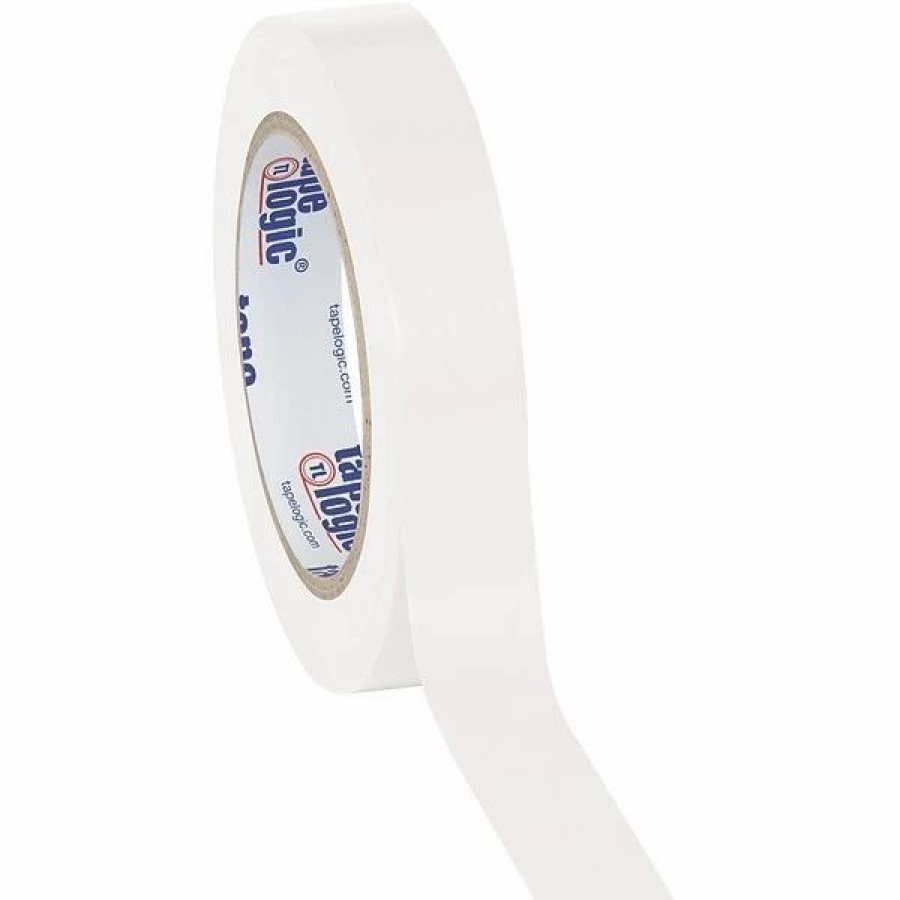 Tape * | Tape Logic Solid Vinyl Safety Tapes Tape Logic 1 X 36 Yds. Solid Vinyl Safety Tape, White, 3/Pack