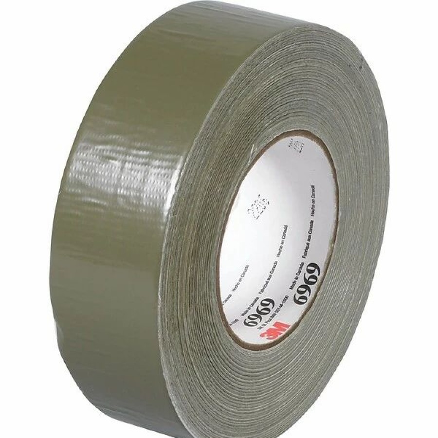 Tape * | 3M 2 X 60 Yds. Vinyl Duct Tape 6969, Olive Green, 3/Pack