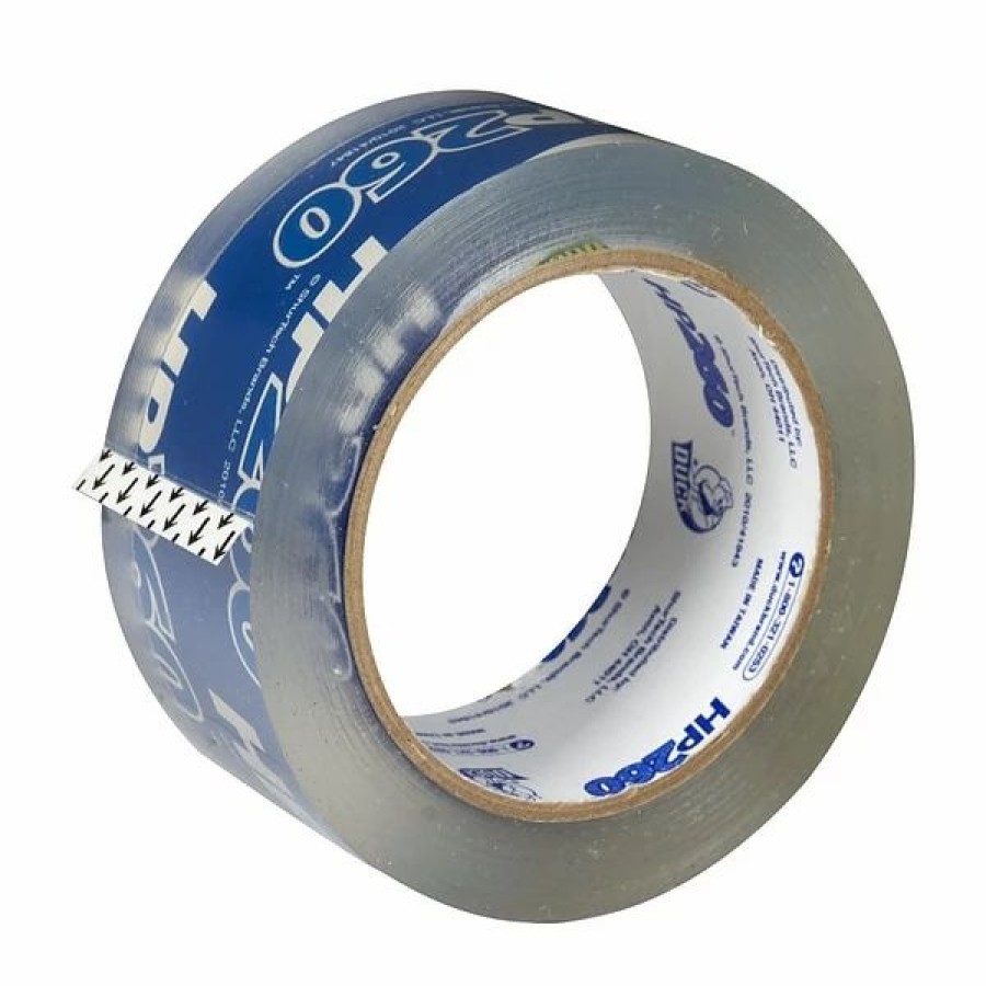 Packing Tape & Dispensers * | Acrylic Tape Duck Brand 1.88 In. X 60 Yd. Hp260 Packing Tape With Dispenser, Clear (393186)