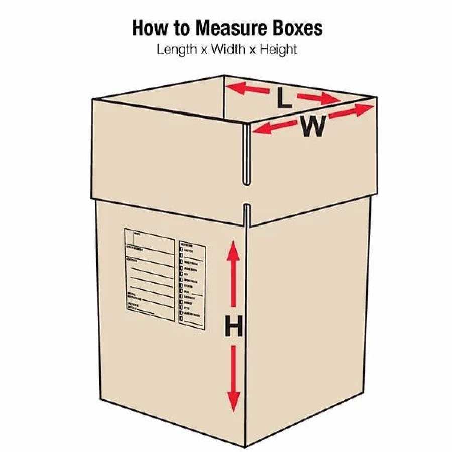 Corrugated Boxes & Pads * | Partners Brand Corrugated Moving Boxes 24 X 24 X 18 Deluxe Moving Boxes, Ect Rated, Brown, 10/Bundle (242418Dpb)