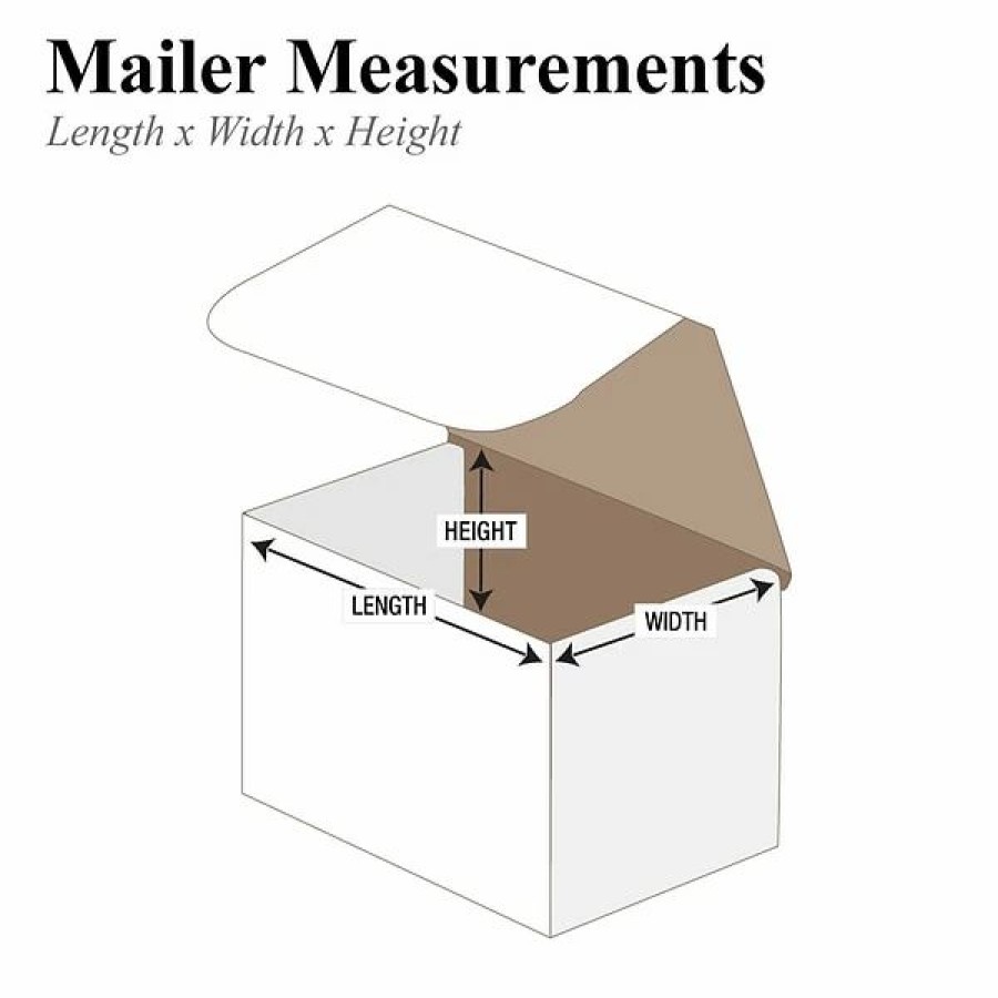 Corrugated Boxes & Pads * | Quill Brand 7 X 5 X 5 Corrugated Mailers, 50/Bundle (M755)