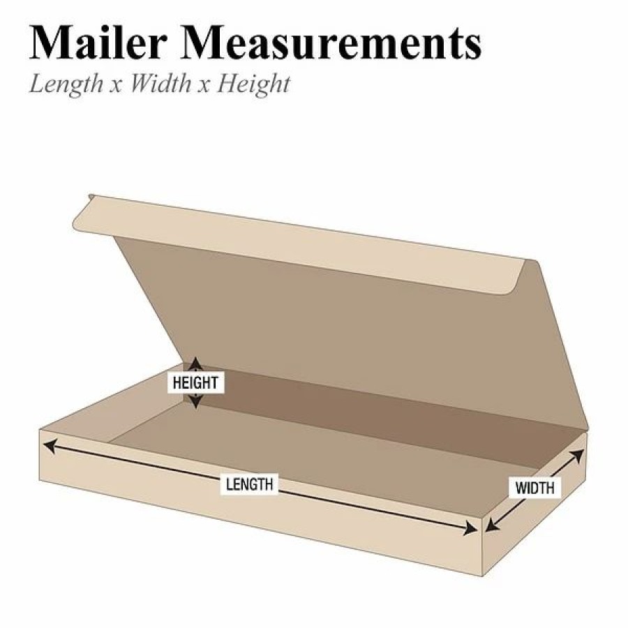 Corrugated Boxes & Pads * | Partners Brand Literature Mailers, 18 X 12 X 3 , Kraft, 25/Bundle (Ml18123K)