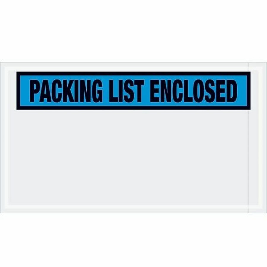 Filing Accessories * | Packing List Envelopes Tape Logic "Packing List Enclosed" Envelopes, 5 1/2 X 10 , Blue, 1000/Case (Pl431)