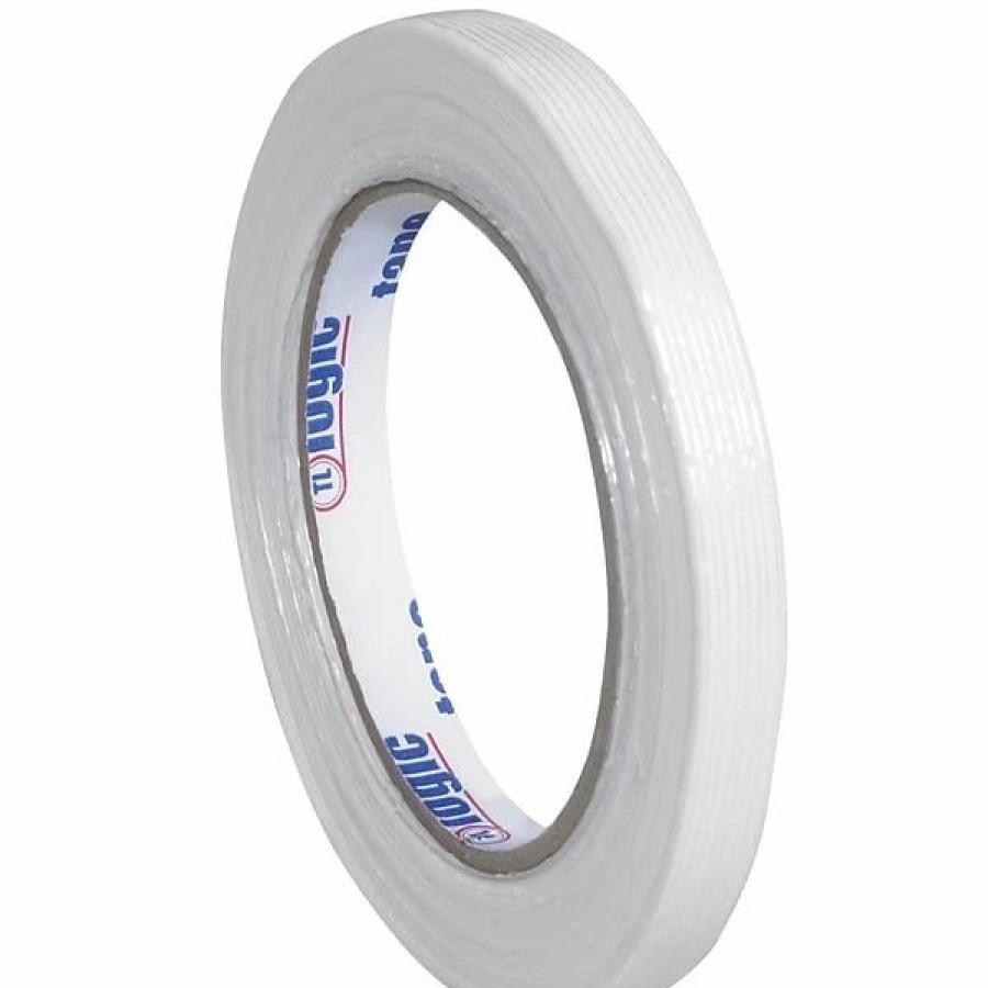 Packing Tape & Dispensers * | Filament Tape Tape Logic 1300 Strapping Tape, 1/2 X 60 Yds., Clear, 12/Case (T913130012Pk)