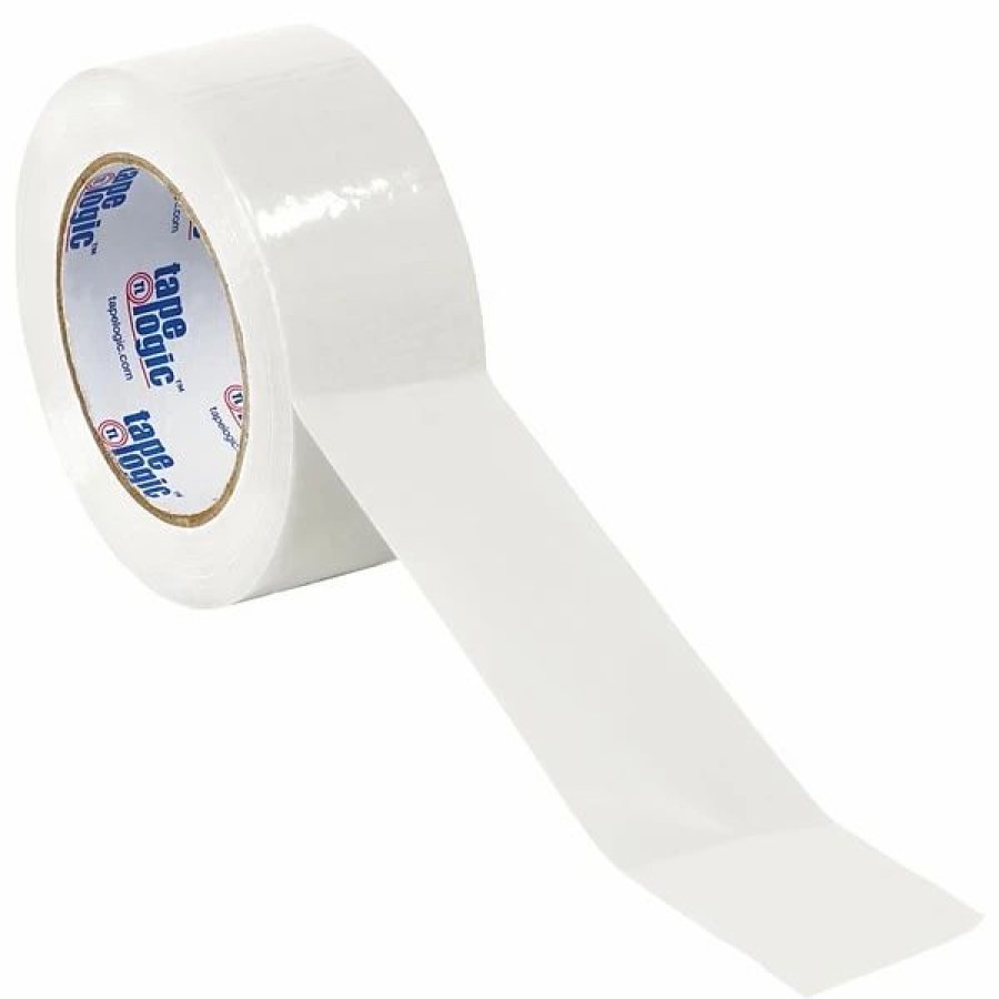 Packing Tape & Dispensers * | Packing Tape Tape Logic 2 W X 55 Yards X 2.2 Mil Carton Sealing Tape, White, Pack Of 6 (T90122W6Pk)