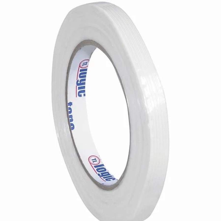 Packing Tape & Dispensers * | Filament Tape Tape Logic 1400 Strapping Tape, 1/2 X 60 Yds., Clear, 12/Case (T913140012Pk)