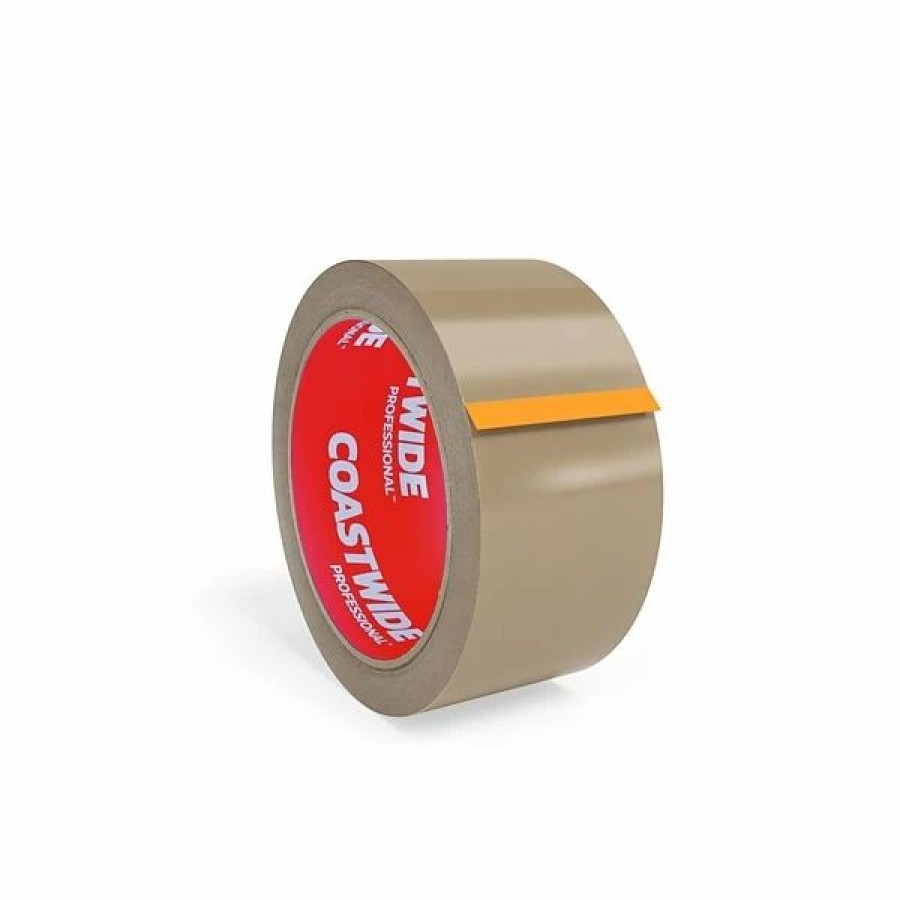 Packing Tape & Dispensers * | Hot Melt Tapes Coastwide Professional 2 X 55 Yds. Industrial Packing Tape, Tan, 36/Carton (Cw55988)