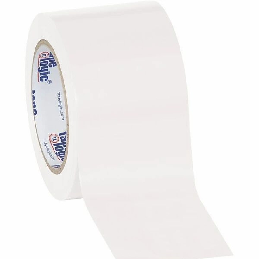 Tape * | Tape Logic Solid Vinyl Safety Tapes Tape Logic 3 X 36 Yds. Solid Vinyl Safety Tape, White, 3/Pack