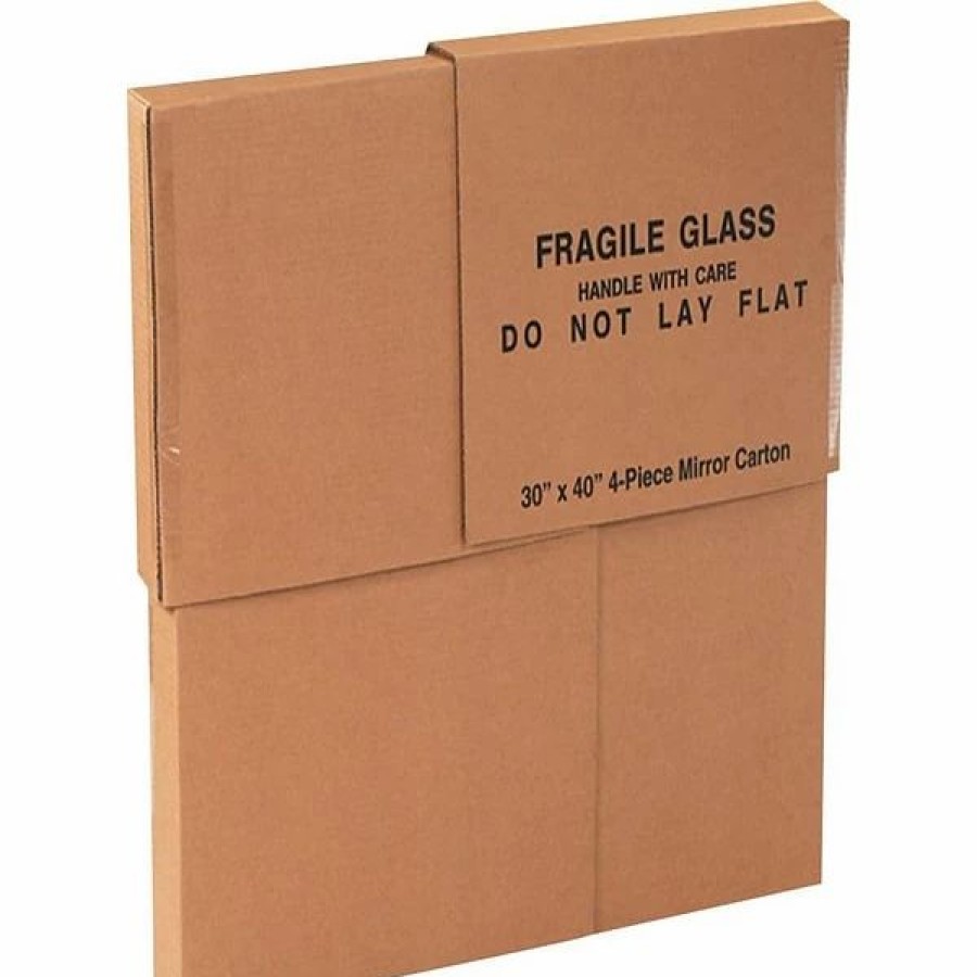 Corrugated Boxes & Pads * | Si Products Moving Kits 40 L X 60 W X 3.5 H Moving Boxes And Kits, 32 Ect, Brown, 4/Bundle (40604Pcmc)