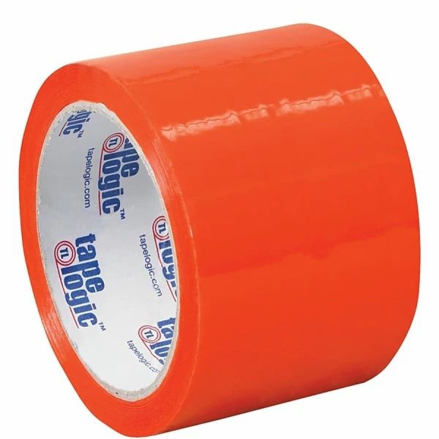 Packing Tape & Dispensers * | Packing Tape Tape Logic 3 W X 55 Yards Orange Carton Sealing Tape, Pack Of 6 (T90522O6Pk)