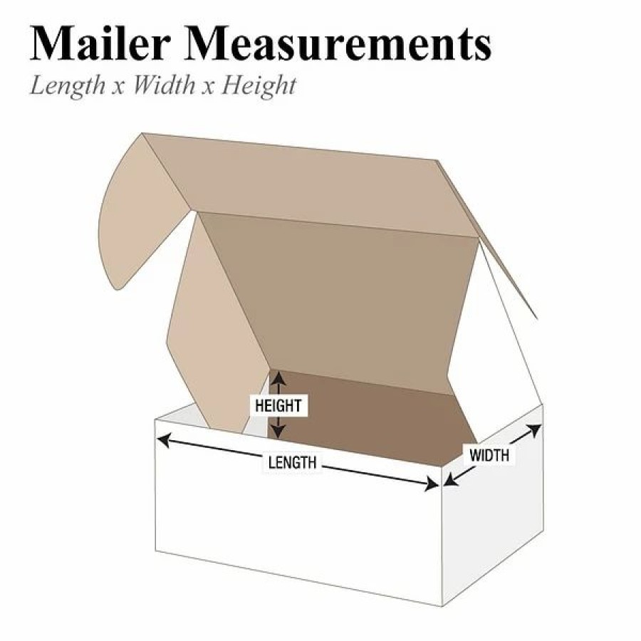 Corrugated Boxes & Pads * | The Packaging Wholesalers 9 X 6 1/4 X 2 Deluxe Literature Mailers, 50/Bundle (Mfl962)