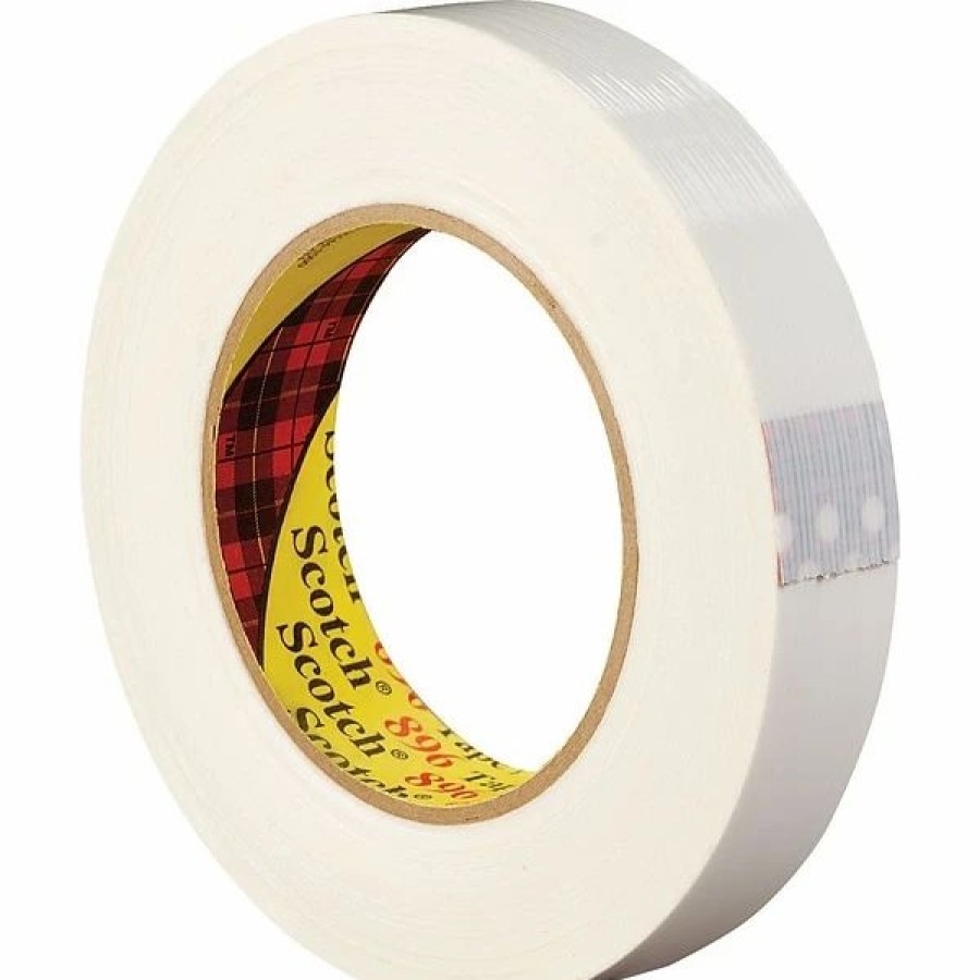 Packing Tape & Dispensers * | Scotch 3M 1/2 X 60 Yds. Filament Tape 897, 12/Case