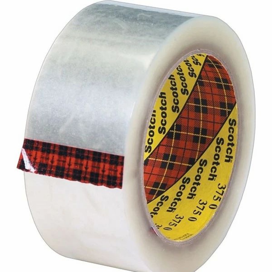 Packing Tape & Dispensers * | Hot Melt Tapes Scotch #375 Hot Melt Packaging Tape, 2 X 165 ., Clear, 36/Case