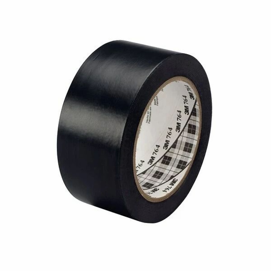 Tape * | 3M 1 X 36 Yds. General Purpose Solid Vinyl Safety Tape 764, Black, 6/Pack