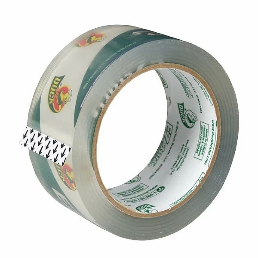 Packing Tape & Dispensers * | Acrylic Tape Duck Brand 1.88 In. X 60 Yd. Ez Start Packing Tape, Clear (299002)