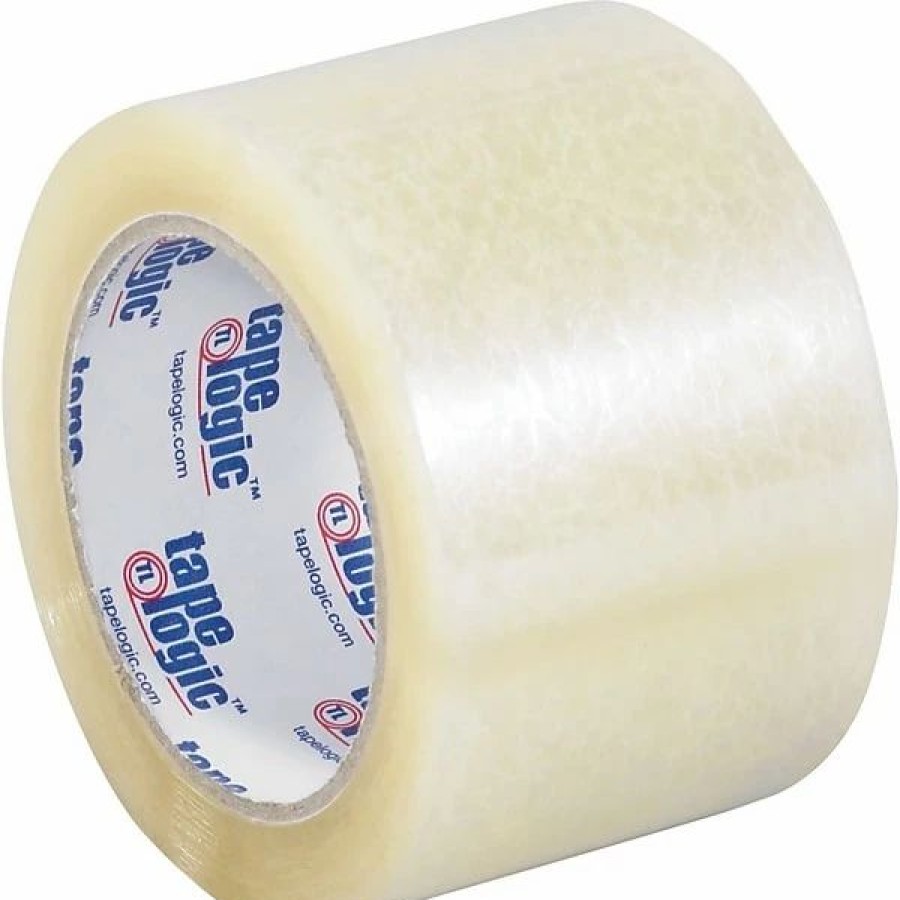 Packing Tape & Dispensers * | Acrylic Tape Tape Logic Heavy-Duty Acrylic Packing Tape, 3.5 Mil, 3 X 55 Yds., Clear, 24/Carton (T905350)