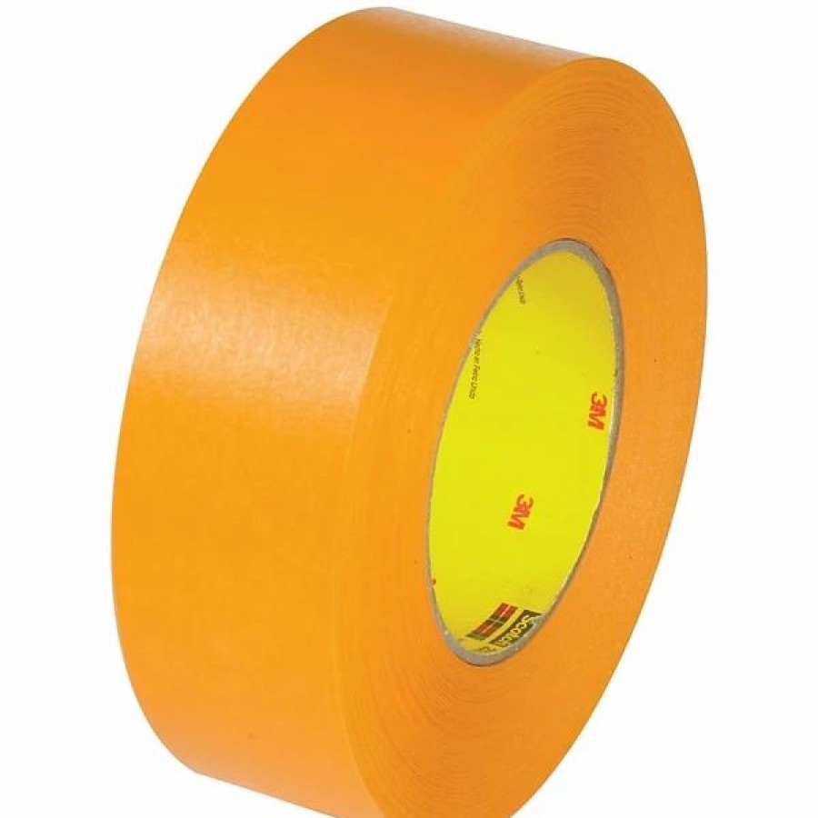 Packing Tape & Dispensers * | Scotch Packing Tape 3M Flatback Tape, 9.5 Mil, 2 X 60 Yds., Orange, 6/Case (T94725256Pk)