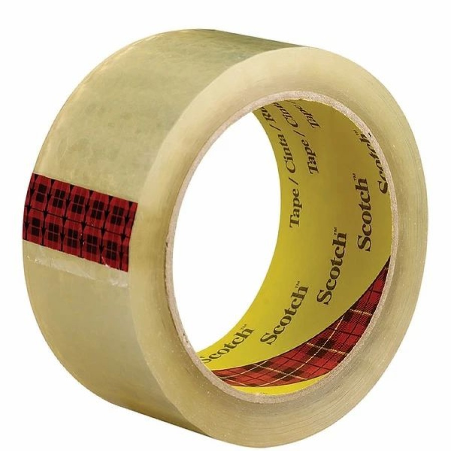 Packing Tape & Dispensers * | Packing Tape 3M Scotch 3743 Carton Sealing Tape, 2 X 55 Yds., Clear, 6/Case (T90137436Pk)