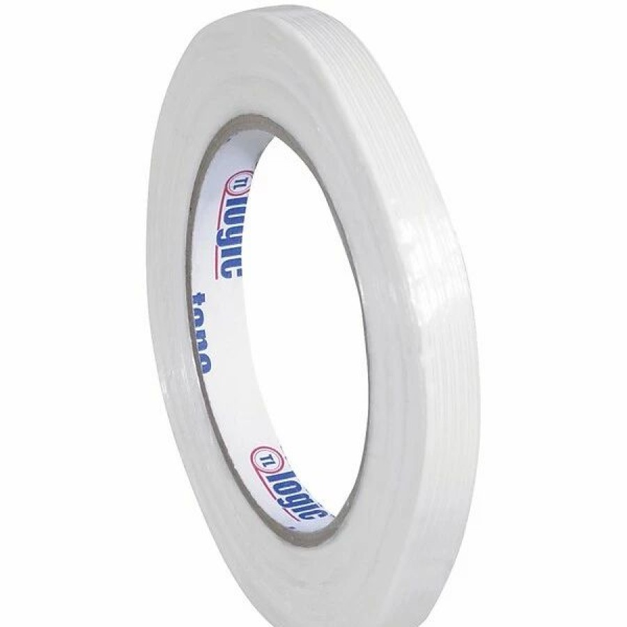 Packing Tape & Dispensers * | Filament Tape Tape Logic 1400 Strapping Tape, 1/2 X 60 Yds., Clear, 72/Case (T9131400)