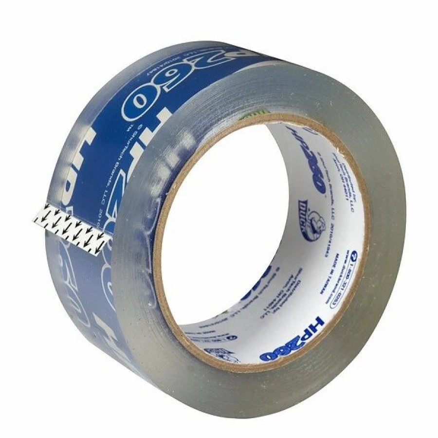 Packing Tape & Dispensers * | Acrylic Tape Duck Brand 1.88 In. X 60 Yd. Hp260 Packing Tape, Clear, 3-Pack (655074)