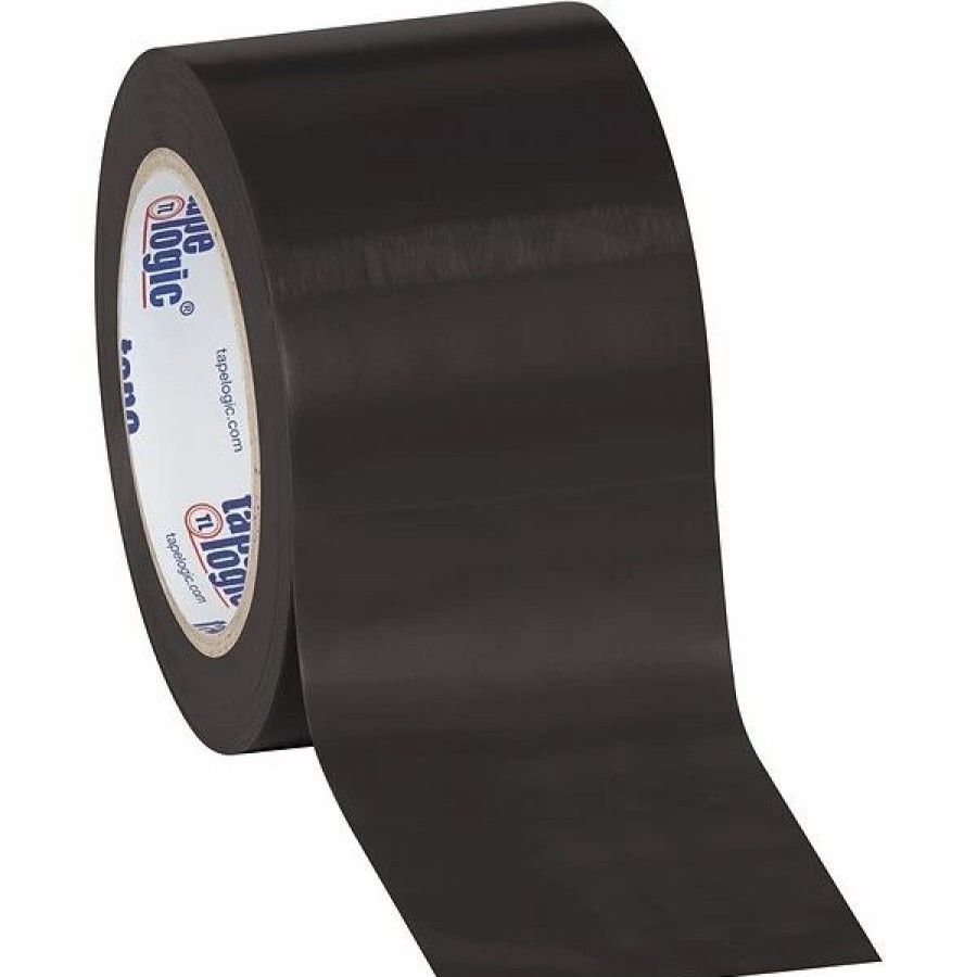 Tape * | Tape Logic Solid Vinyl Safety Tapes Tape Logic 3 X 36 Yds. Solid Vinyl Safety Tape, Black, 3/Pack