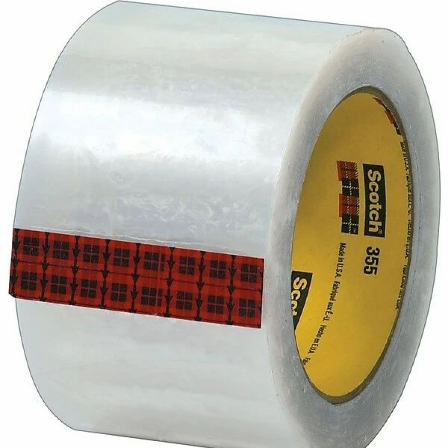 Packing Tape & Dispensers * | Hot Melt Tapes Scotch #355 Hot Melt Packing Tape, 3 W X 55 Yards, Clear, 24 Pack (T905355)