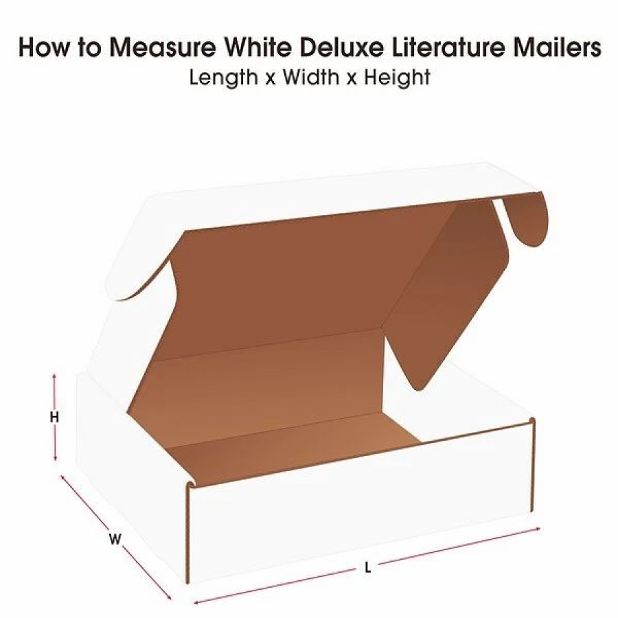 Corrugated Boxes & Pads * | Literature Mailers Quill Brand 12 X 12 X 2 Corrugated Shipping Boxes, 200#/Ect-32-B Mullen Rated Pack Of 50, (Mfl12122)