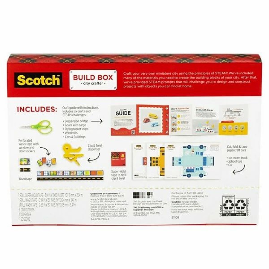 Tape * | Clear Tape Scotch Steam Pack City Builder Kit, Assorted (Steam-Cb)