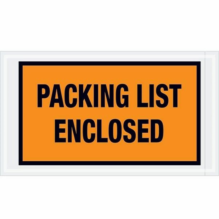 Filing Accessories * | Packing List Envelopes Tape Logic "Packing List Enclosed" Envelopes, 5 1/2 X 10 , Orange, 1000/Case (Pl426)