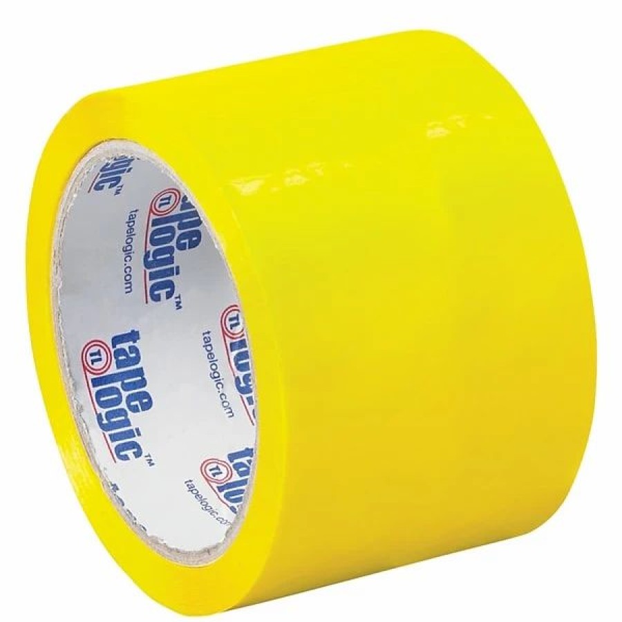 Packing Tape & Dispensers * | Packing Tape Tape Logic 3 W X 55 Yards Yellow Carton Sealing Tape, Pack Of 6 (T90522Y6Pk)