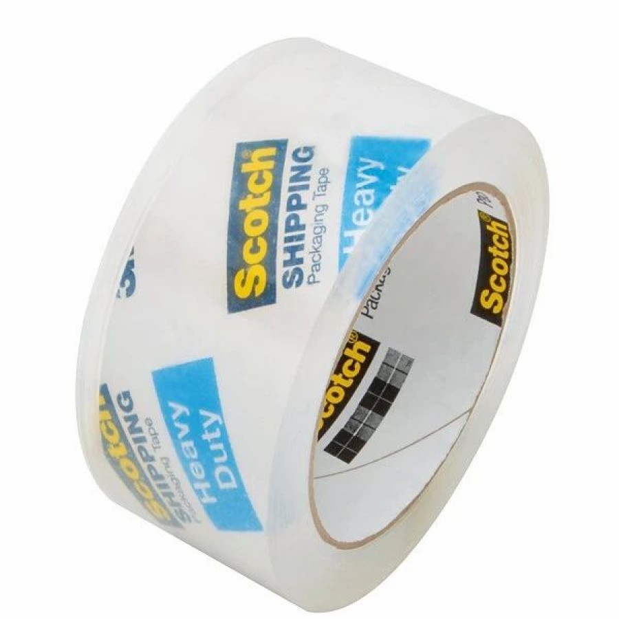 Packing Tape & Dispensers * | Hot Melt Tapes Scotch Heavy-Duty Shipping Packing Tape, 1.88 X 54.6 Yds., Clear, 6 Rolls (3850-6-Esf)