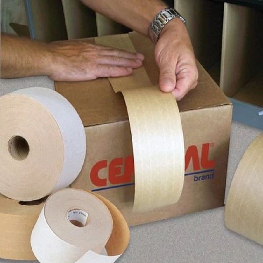 Packing Tape & Dispensers * | Paper Tape Central Kraft 250 Reinforced Tape, 3 X 450 , 10/Case