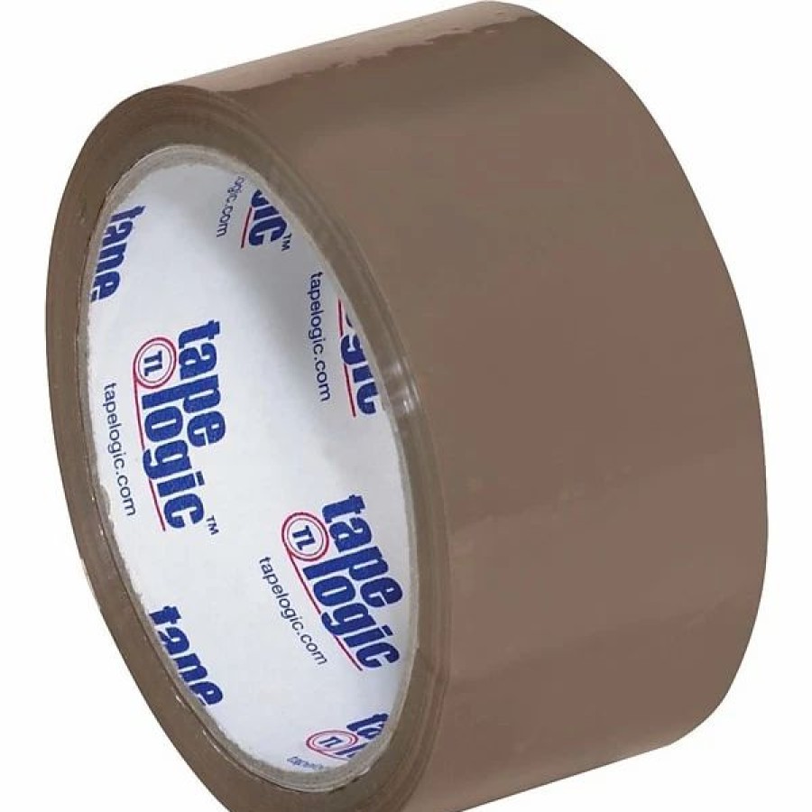 Packing Tape & Dispensers * | Packing Tape Tape Logic #600 Economy Tape, 1.6 Mil, 2 X 55 Yds., Tan, 36/Case (T901600T)