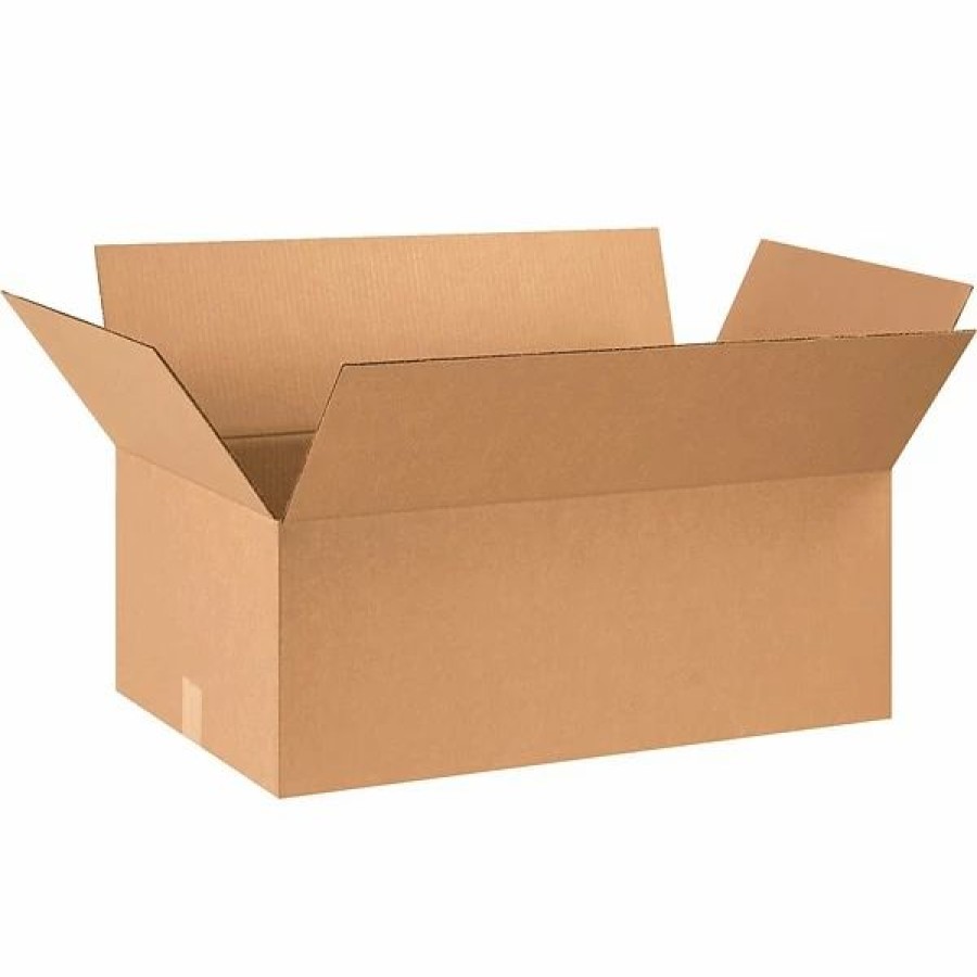 Corrugated Boxes & Pads * | Quill Brand Corrugated Moving Boxes 29 X 17 X 9 Shipping Boxes, 32 Ect, Brown, 15/Bundle (29179)