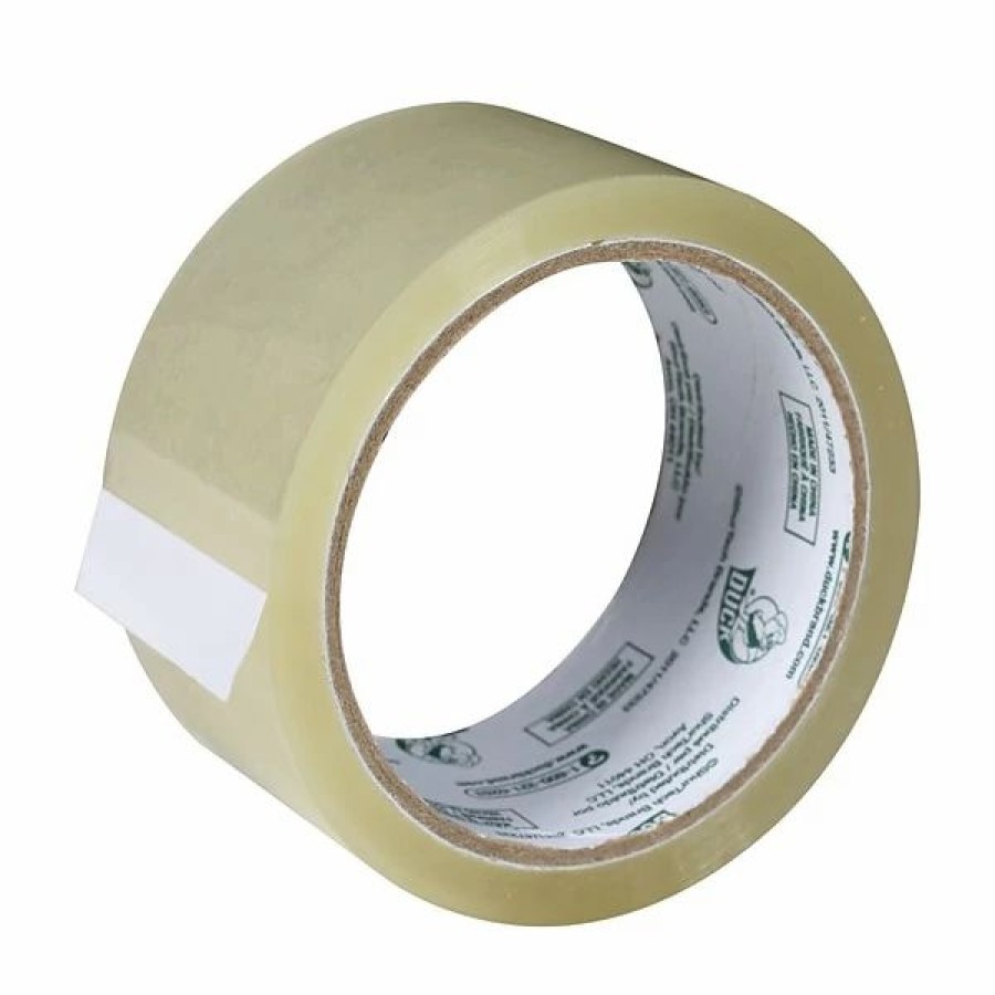 Packing Tape & Dispensers * | Acrylic Tape Duck Brand 1.88 In. X 54.6 Yd. Standard Packing Tape, Clear, 6-Pack (240053)