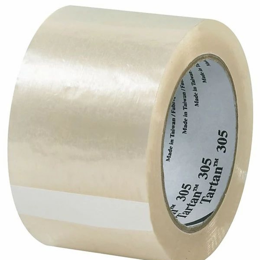 Packing Tape & Dispensers * | Scotch Acrylic Tape 3M 305 Carton Sealing Tape, 3 X 110 Yds, Clear, 6/Rolls (T9053056Pk)