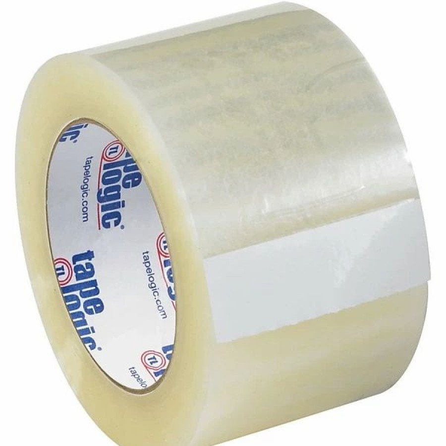 Packing Tape & Dispensers * | Acrylic Tape Tape Logic #126 Quiet Carton Sealing Tape, 2.6 Mil, 3 X 110 Yds., Clear, 24/Case (T905126)