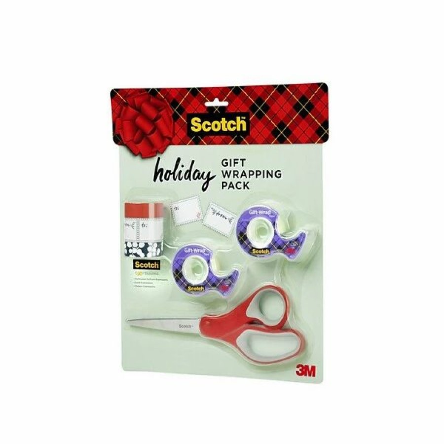 Tape * | Clear Tape Scotch Holiday Gift Wrapping Pack (Giftpackhol20)