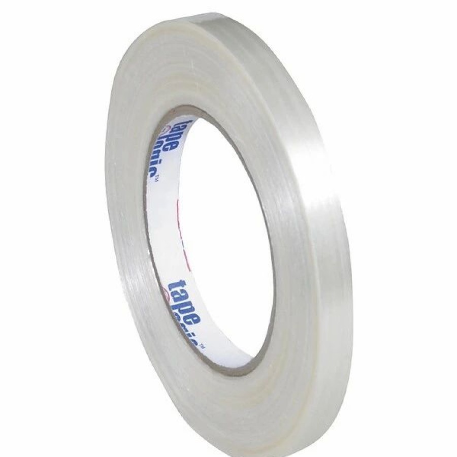 Packing Tape & Dispensers * | Packing Tape Tape Logic 1550 Strapping Tape, 1/2 X 60 Yds., Clear, 12/Case (T913155012Pk)