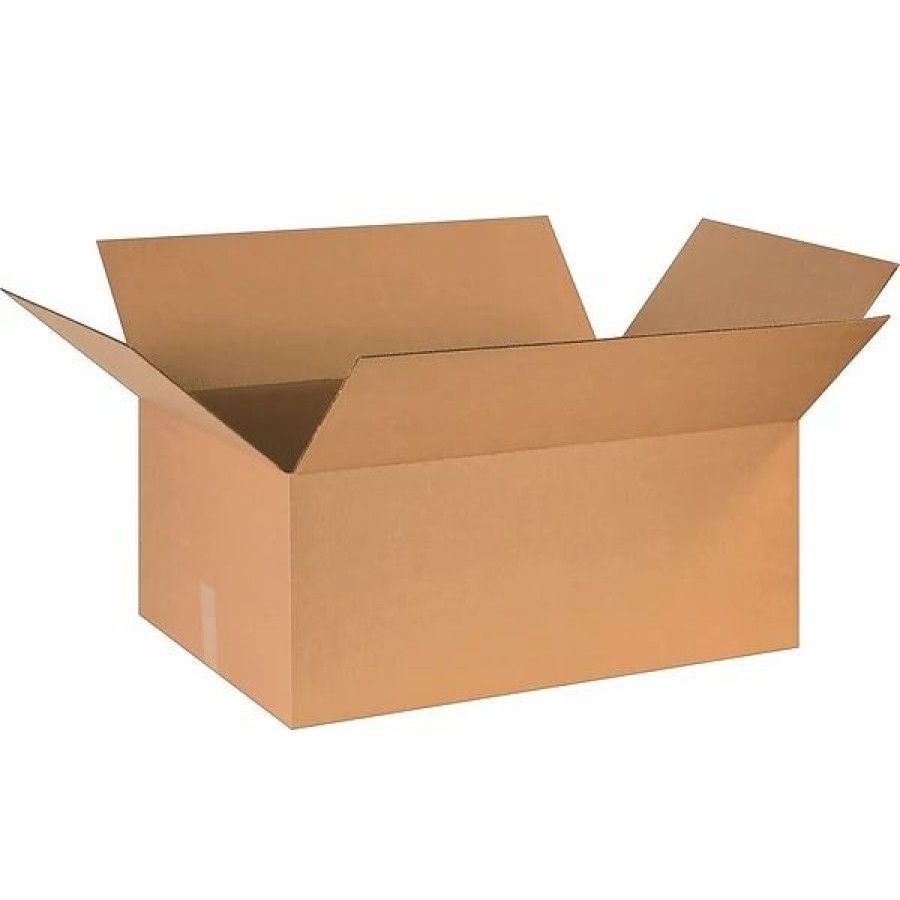 Corrugated Boxes & Pads * | Quill Brand Corrugated Moving Boxes 30 X 20 X 12 Shipping Boxes, 32 Ect, Brown, 15/Bundle (302012)