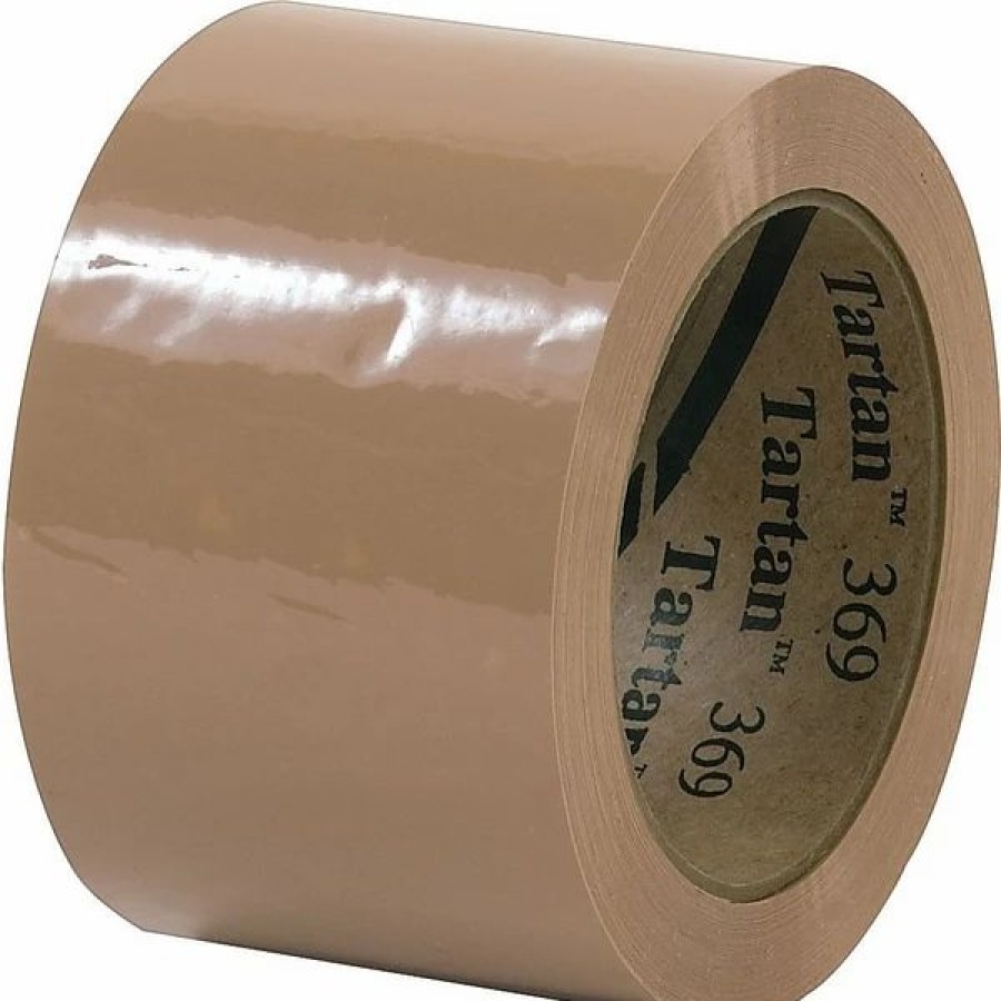 Packing Tape & Dispensers * | Scotch Hot Melt Tapes 3M Tartan #369 Hot Melt Packing Tape, 3 X110 Yds., Tan, 24/Case