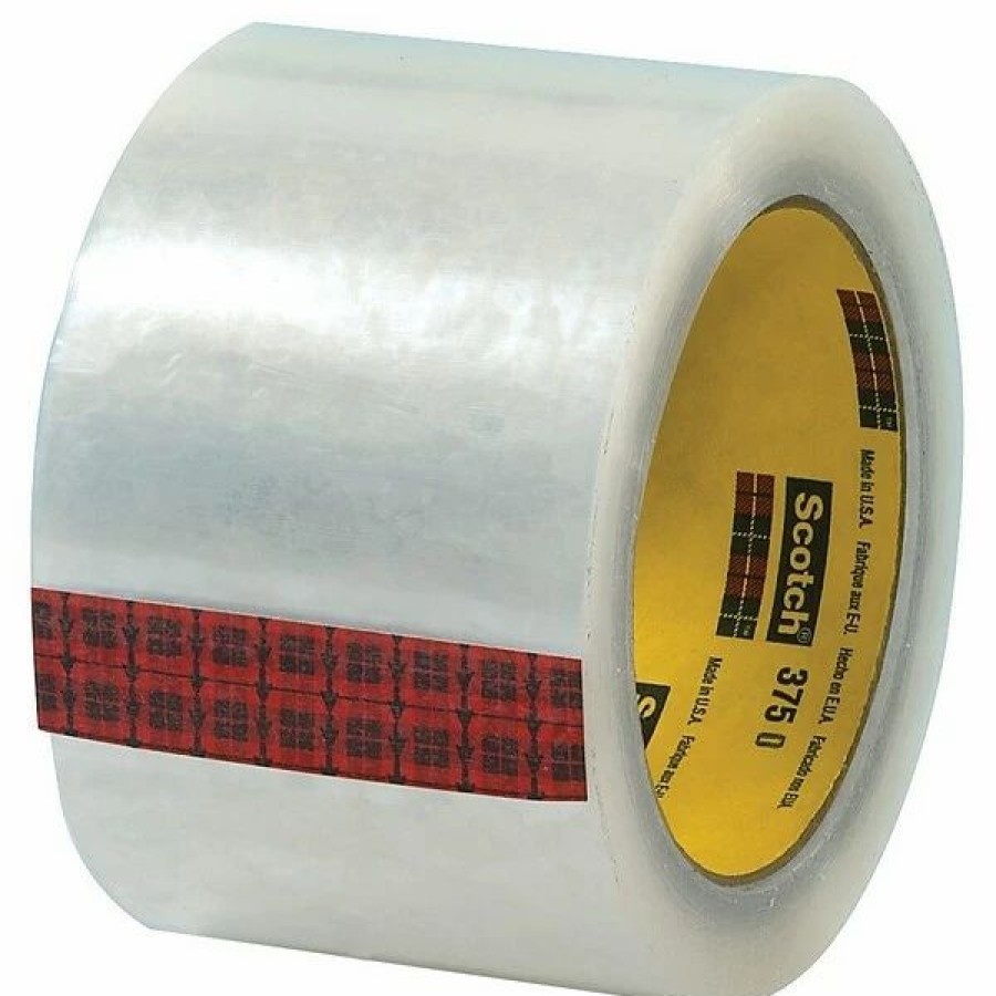 Packing Tape & Dispensers * | Tape Logic Packing Tape 3M 3 X 55 Yds. X 3.1 Mil 375 Carton Sealing Tape, Clear, 6/Pk