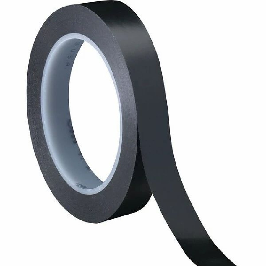 Tape * | 3M Solid Vinyl Safety Tapes 3M 1/2 X 36 Yds. Solid Vinyl Safety Tape 471, Black, 3/Pack