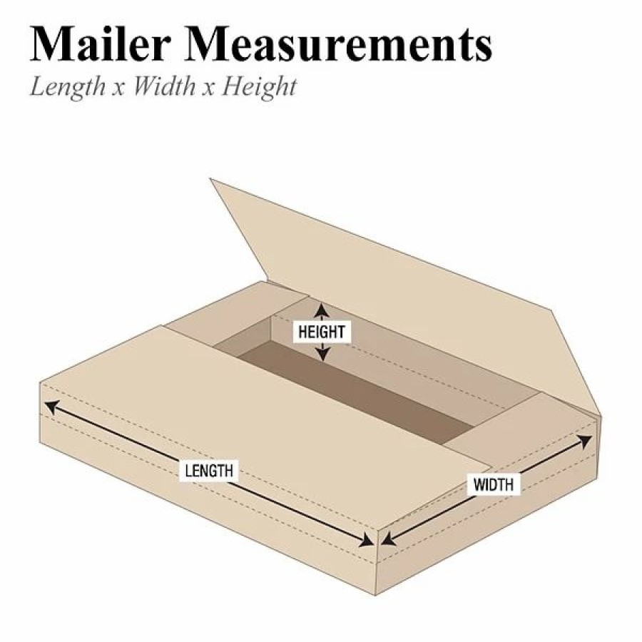 Corrugated Boxes & Pads * | Partners Brand Easy Fold Mailers 20 X 16 X 2 Easy-Fold Mailers, 50/Bundle (M20162Bfk)