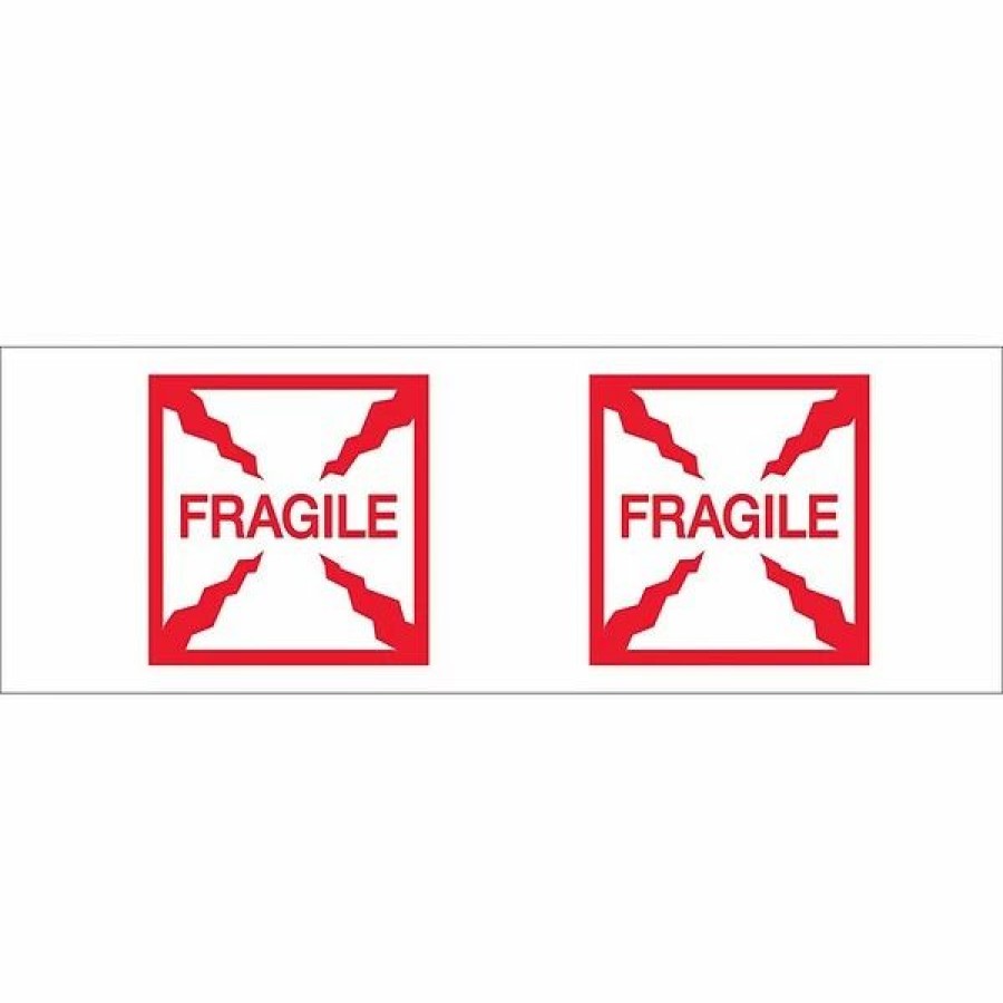 Tape * | Security Tape Tape Logic 2 X 55 Yds. Pre Printed "Fragile (Box)" Carton Sealing Tape, 18/Pack